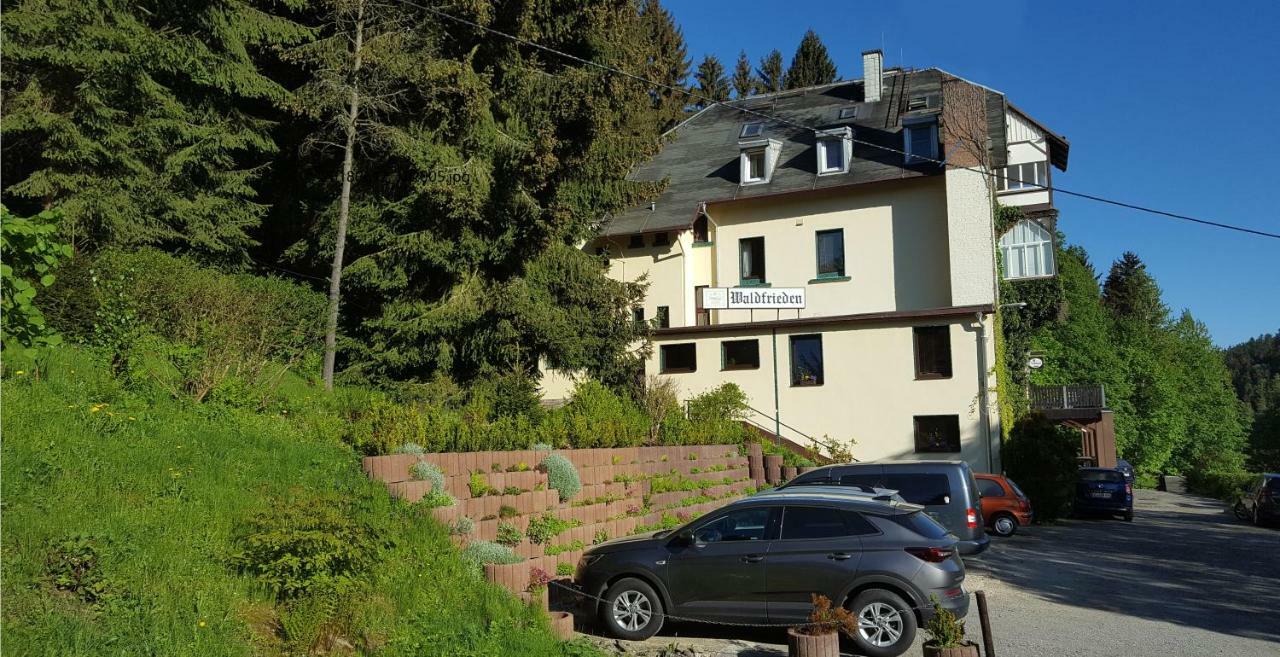 Pension Waldfrieden Wolkenstein Exterior foto